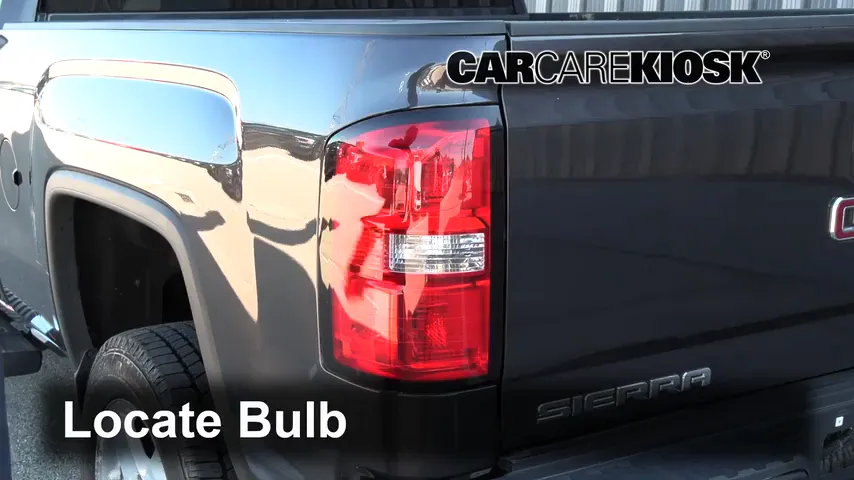 2016 GMC Sierra 2500 HD Denali 6.6L V8 Turbo Diesel Lights Reverse Light (replace bulb)